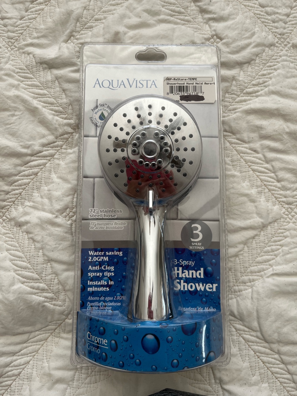 3-Spray Hand Shower - Chrome